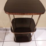 Shelf in formica and gilded metal 1960