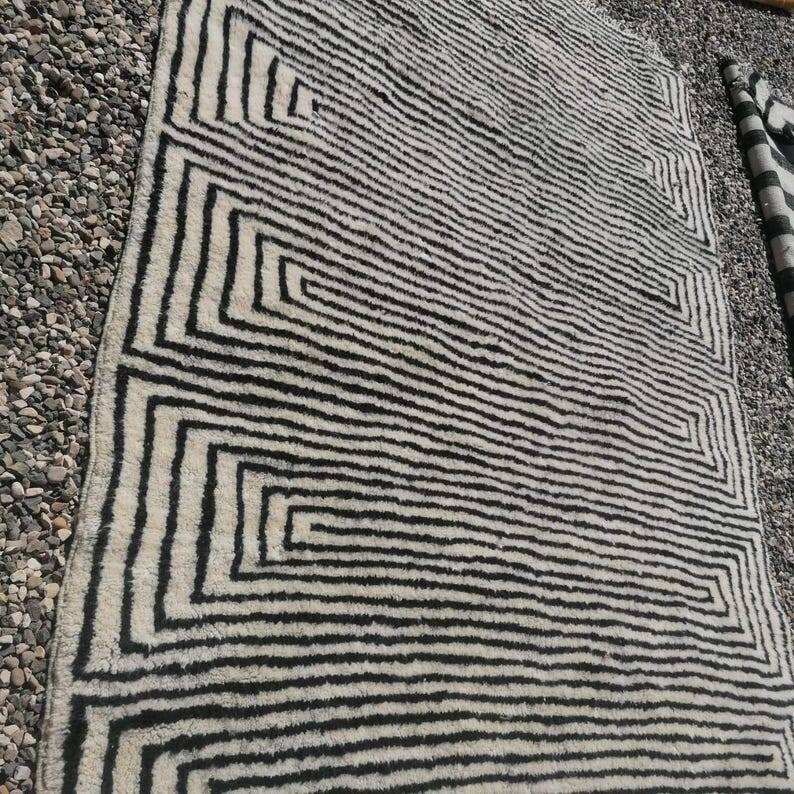 Beni Ourain wool rug 155/255cm