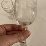 2 old glasses from the end of the 19th century, beginning of the 20th century