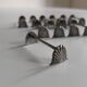 Set of 12 solid silver knife holders