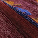 Brick Red Berber Rug - 153 x 107 cm