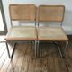 Chaises beige Cesca B32 de Marcel Breuer