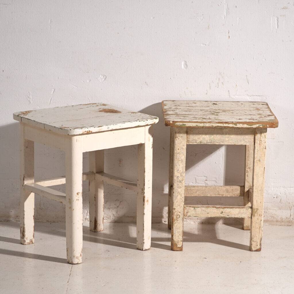 Antique pine bedside tables – Central Europe, circa 1940 #8