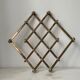 Silvered Metal Art Deco flat underside