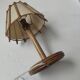 Vintage wicker lamp