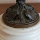 Bronze fireplace trim