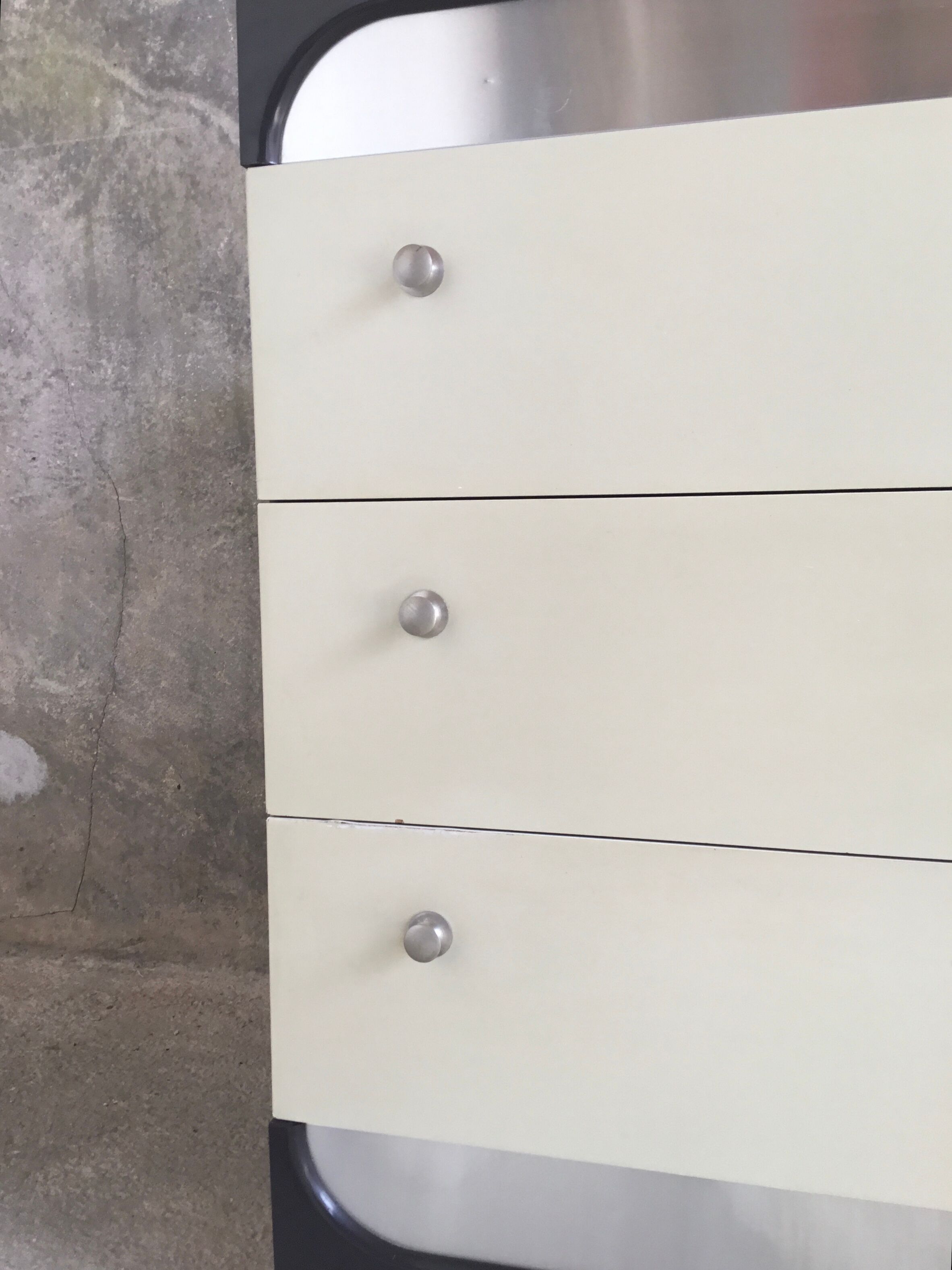 Gamma chest of drawers 3 drawers - space age 1980