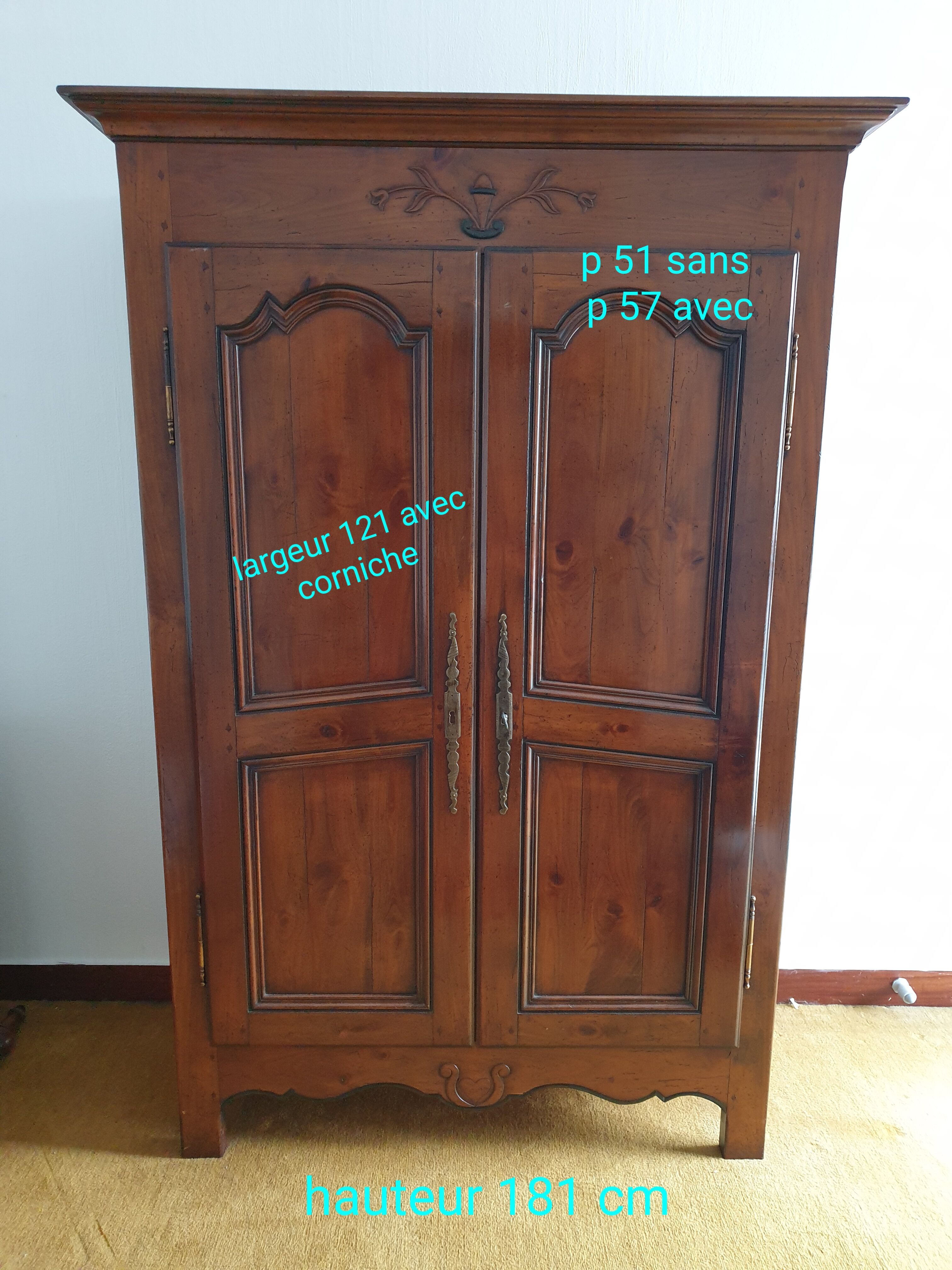 Wardrobe 2 doors cabinetmaking