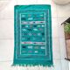 Tapis berbère vert ethnique 95x150 cm