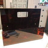 Vintage magazine holder in plexiglas