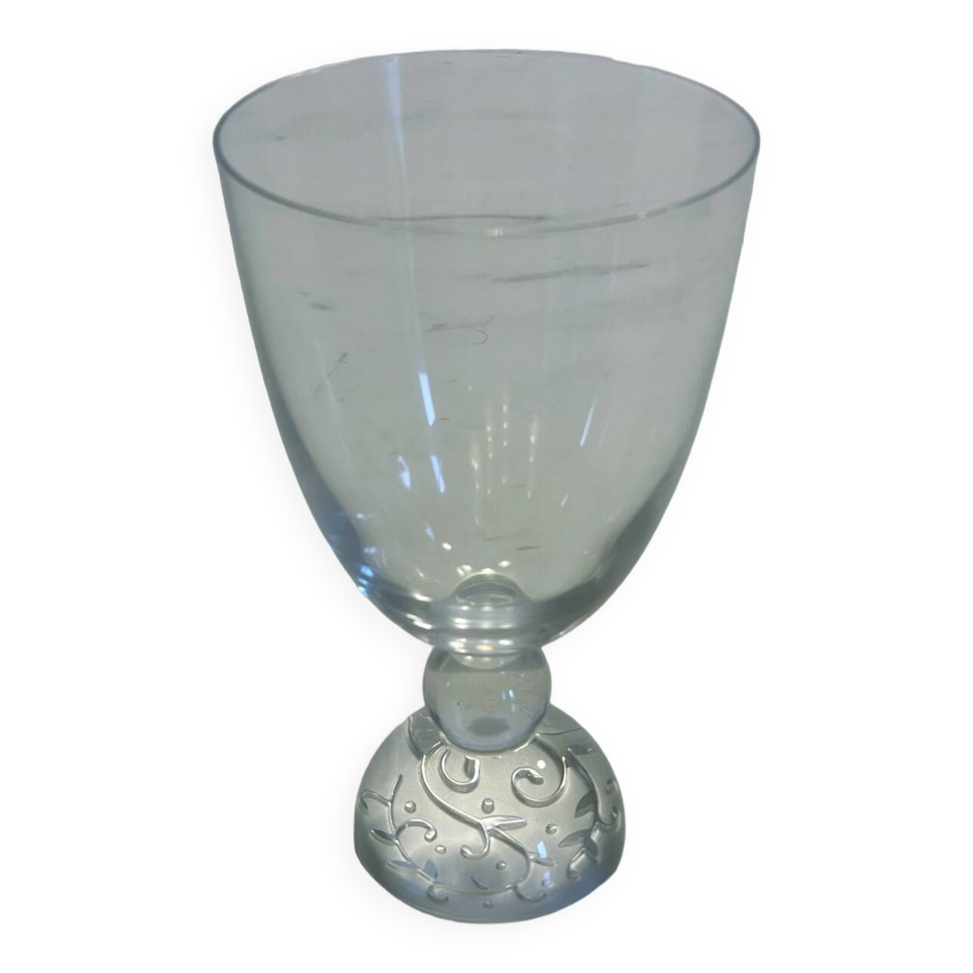 Set of 6 crystal stemmed glasses - large model - JG DURAND