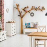 Library Shelf Tree Design