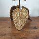 Golden Leaf Candle Holder