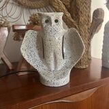 80s owl ceramic lamp