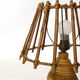 Rattan bedside lamp from the 60/70
