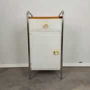 Metal Cabinet, 1970s back wheels