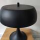 Lamp mushroom foot tulip metal black 3 fires