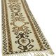 Turkish Handwoven Vintage Herki Kilim 104 cm x 336 cm