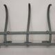 Curved wooden coat rack