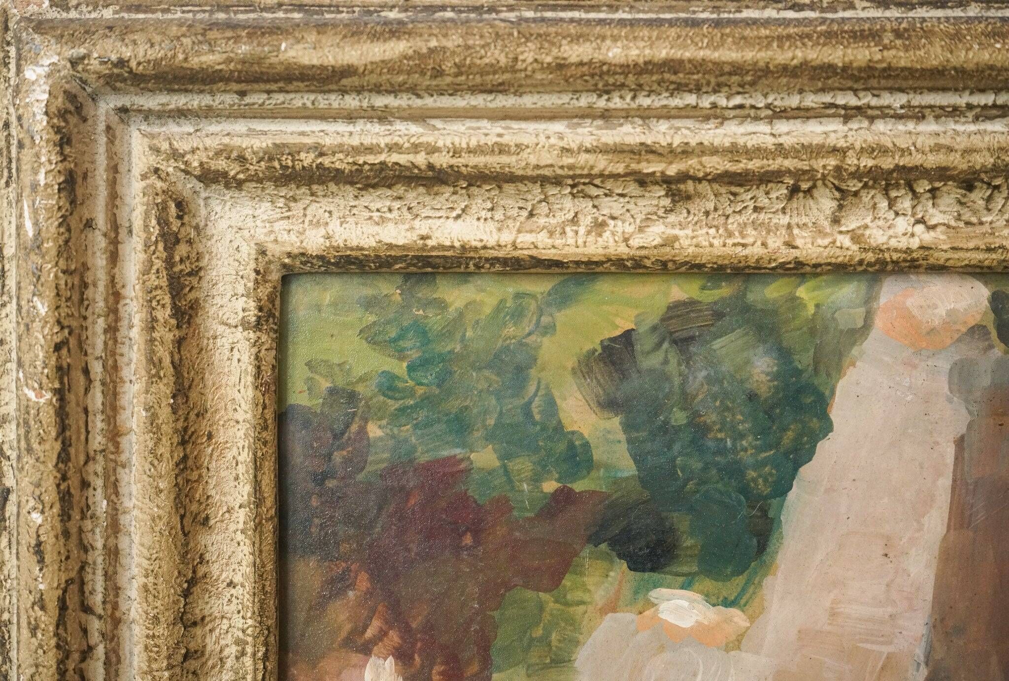 Plein air - Impressionniste - Etude de dame