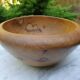 Salad bowl made of solid olive wood