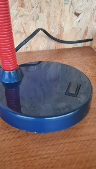 Table lamp primary color 1980