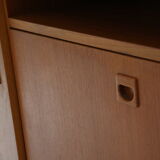 Scandinavian design sideboard in teak and teak veneer