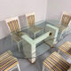 6 chaises design thonet gebruder laquage craquelé années 80 vintage
