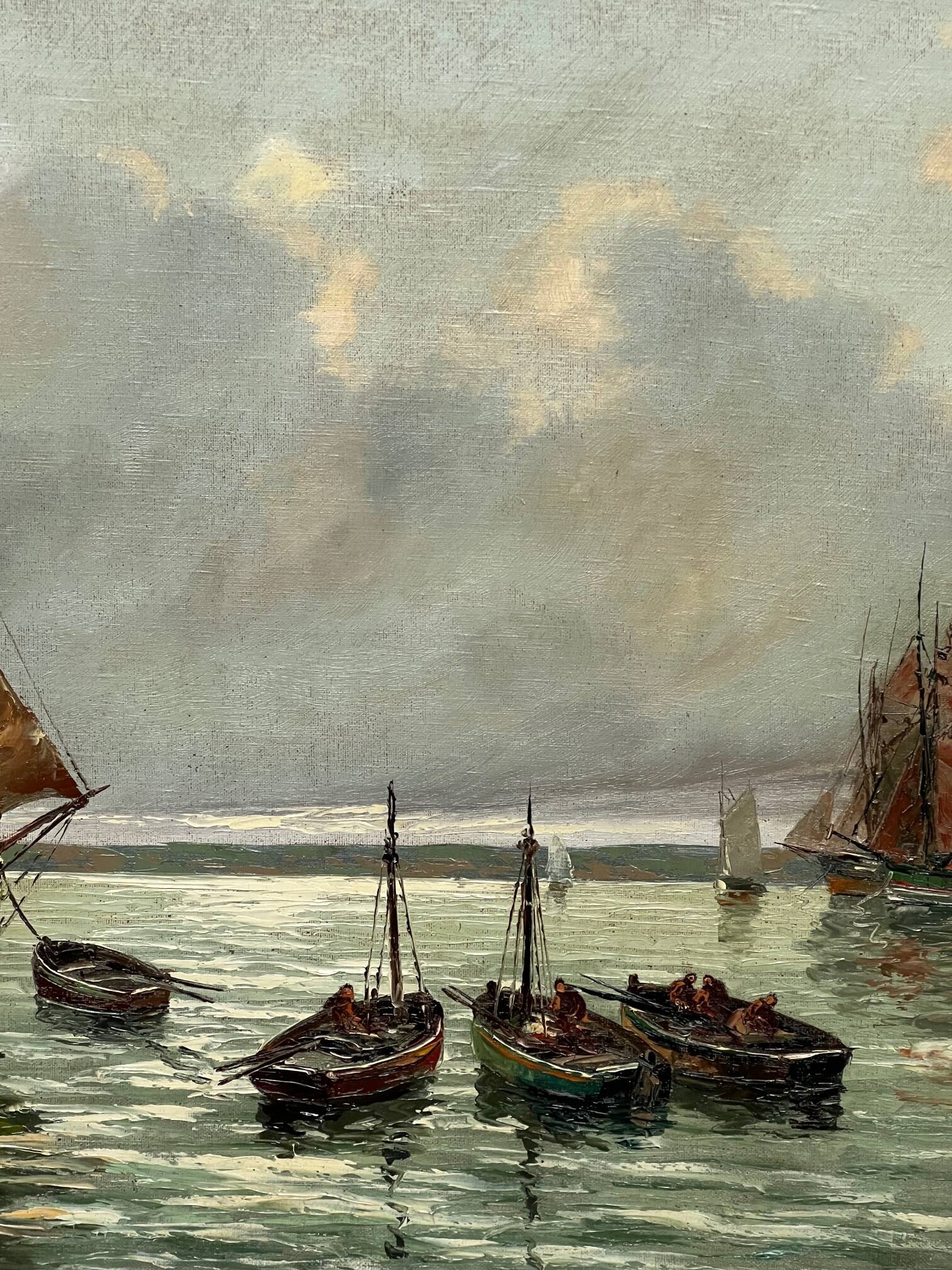 Albert Bern (1898-1968) "Seascape". Impressionism.