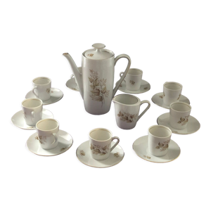 Service à café en porcelaine
