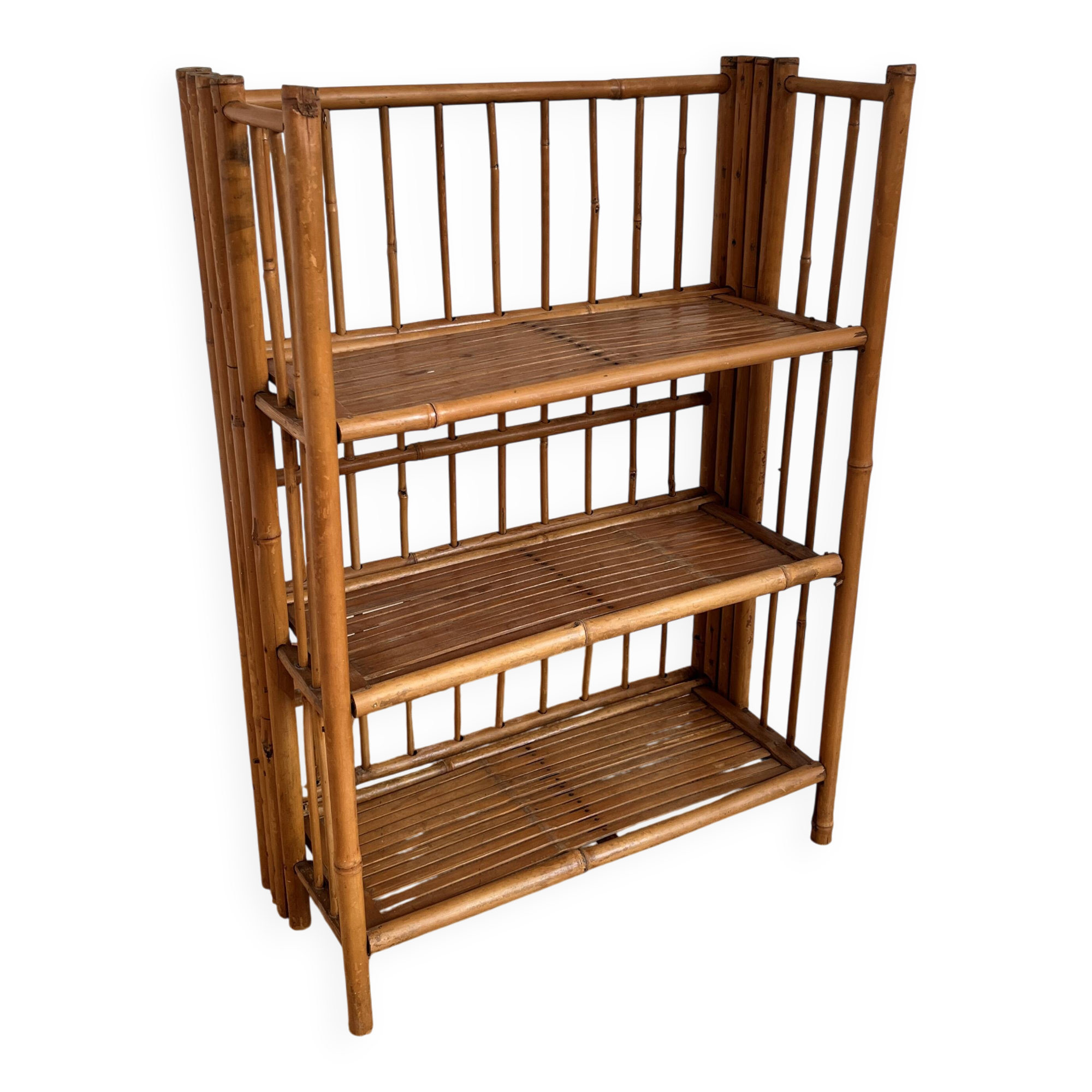 foldable bamboo shelf