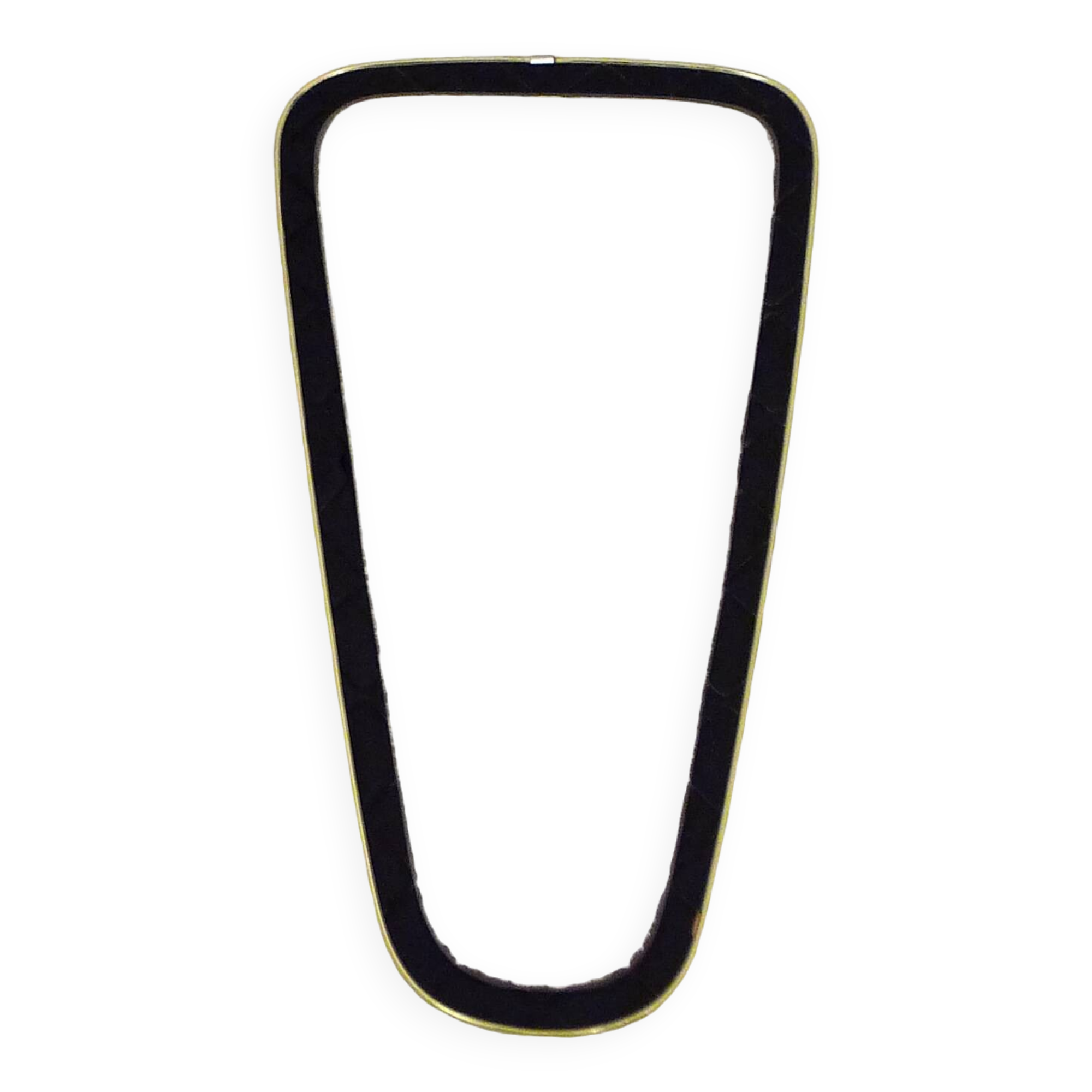 Miroir cuir matelassé