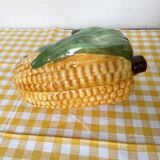 Corn cob slip gravy boat