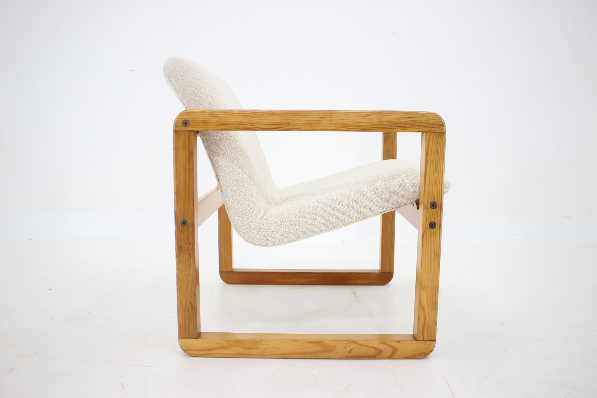 1970s Armchair in Boucle