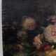 Oil on panel bouquet of flowers late 18th century still life