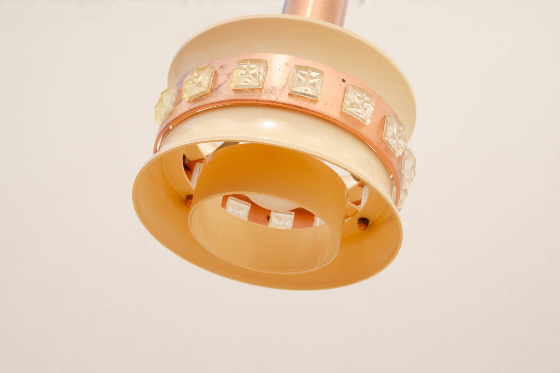 Mid century hanging lamp, Czechoslovakia, 1970´s