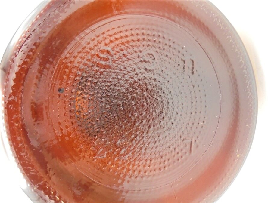 Amber glass canister