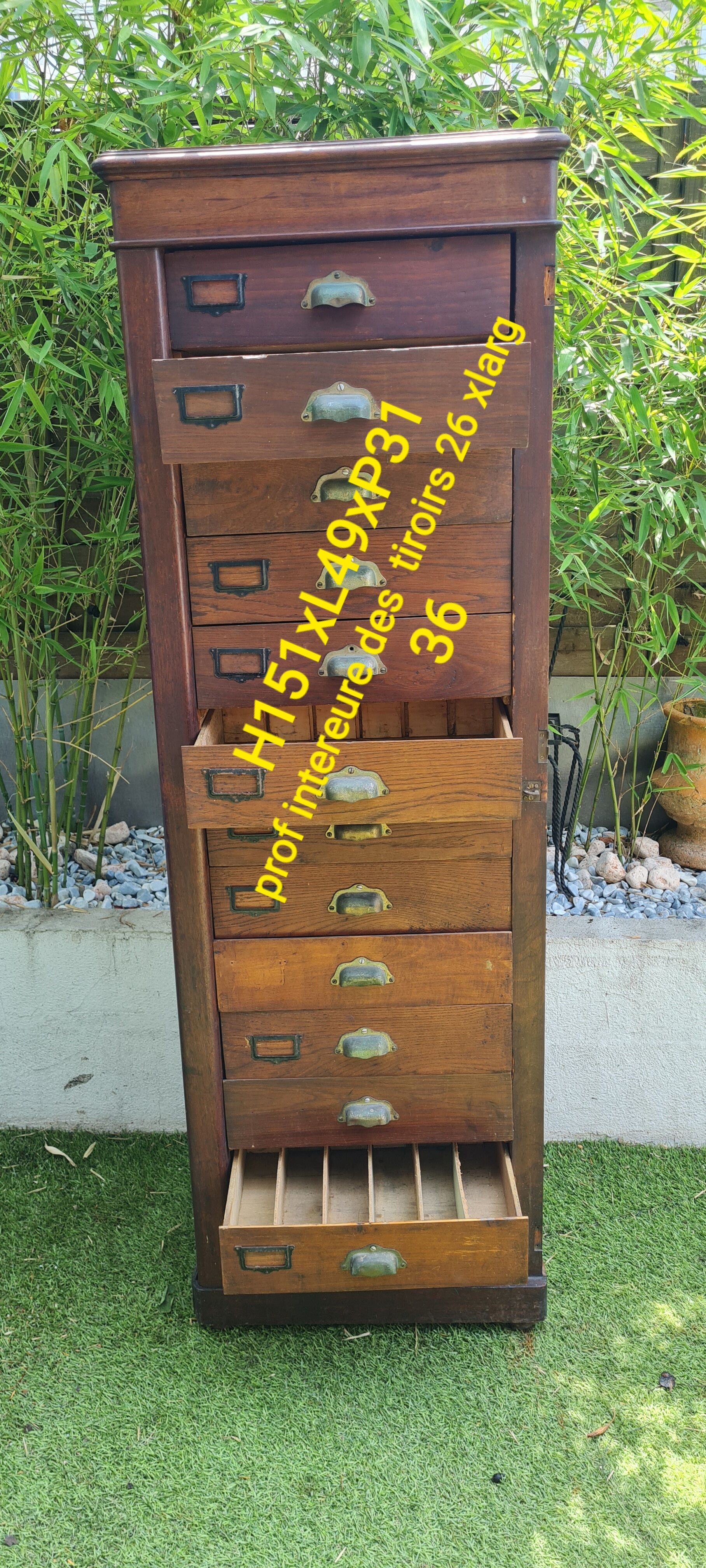 Old furniture with drawers