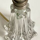 Art deco crystal star lamp base