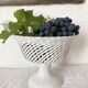 Braided ceramic footed bowl