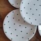 Set de 10 assiettes plates longchamps vintage