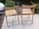 Pair of folding chairs Scandinavian style 70s