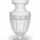 Lead crystal vase from Bohemia from the first half of the 20th century.