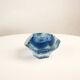 Sculptural submerged glass ashtray by Gianfranco Mandruzzato Murano