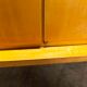 Scandinavian wardrobe 1960 honey color 4 doors L 205 cm