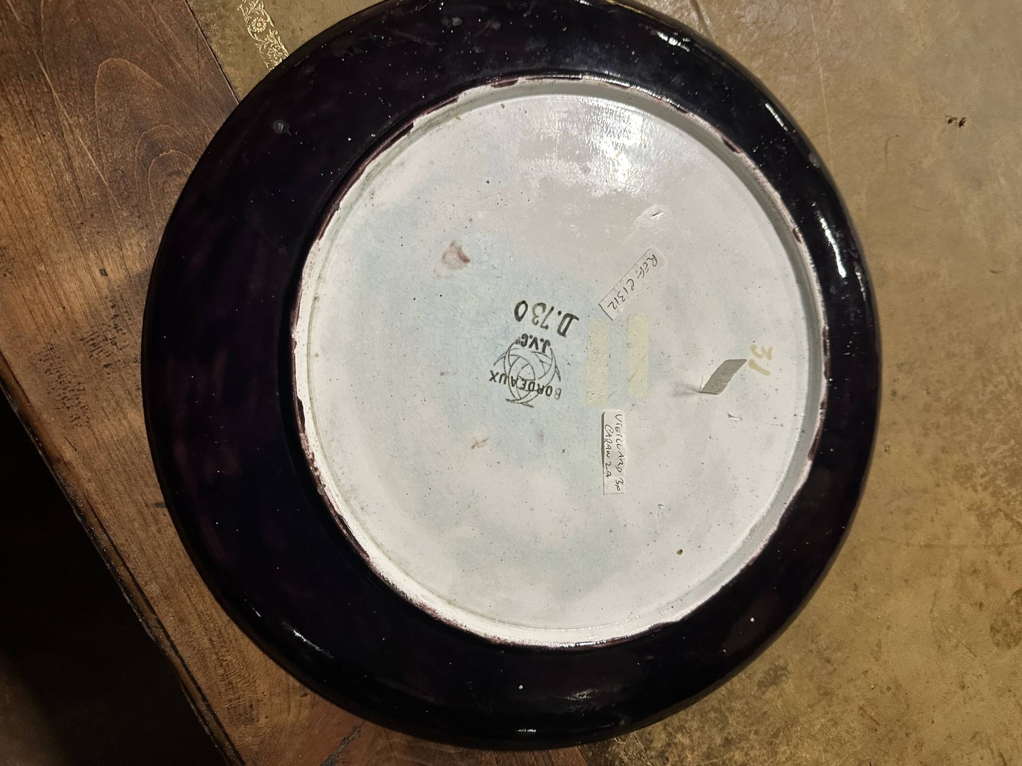Caranza old man porcelain dish