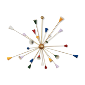 Lustre dans le style des créations italiennes des années 60