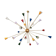 Lustre in the style of Italian creations of the 60s