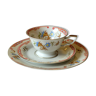 Thé et café bavarois en porcelaine Art déco - tasse, soucoupe et assiette