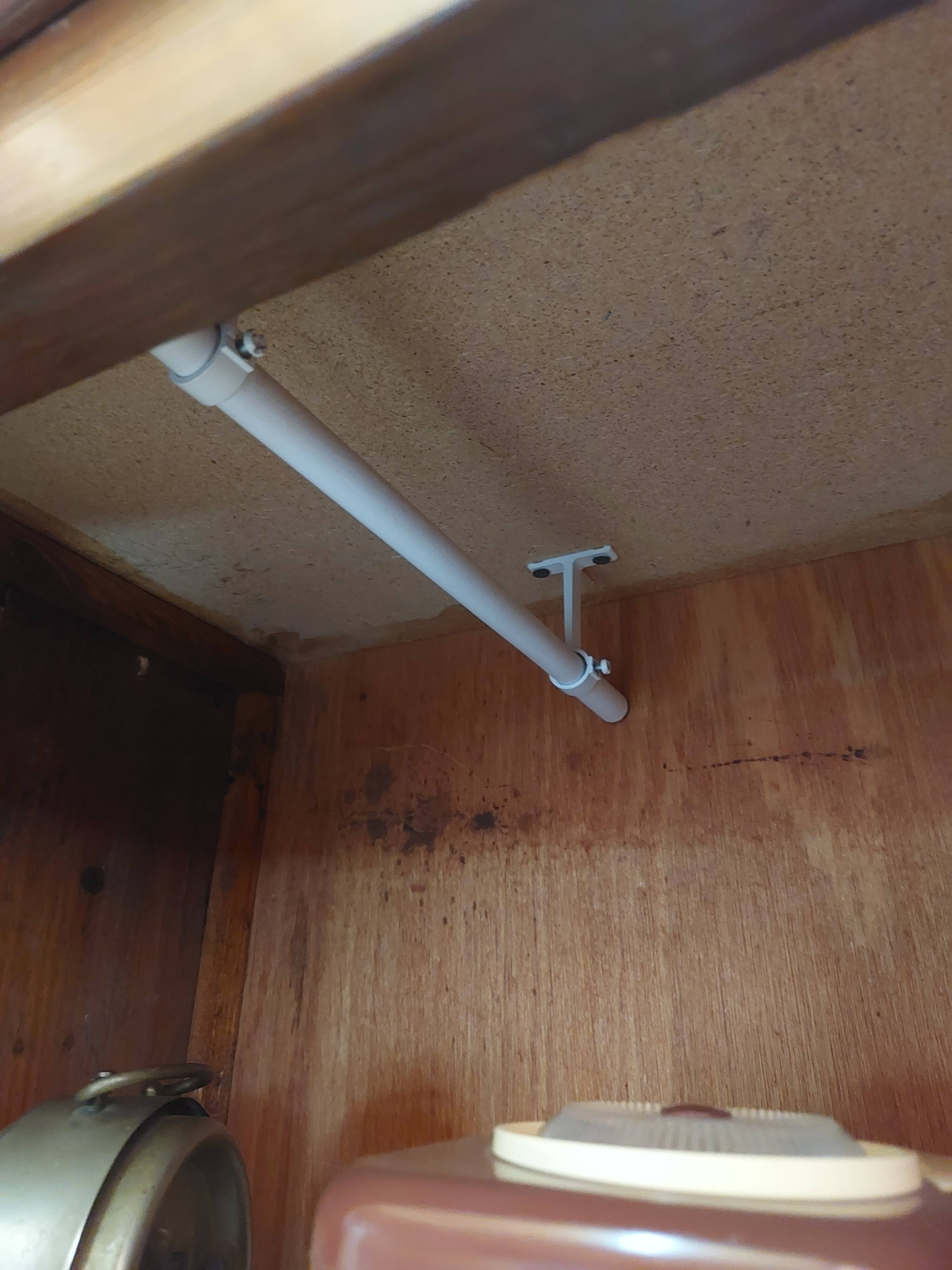 wardrobe, clothes rail